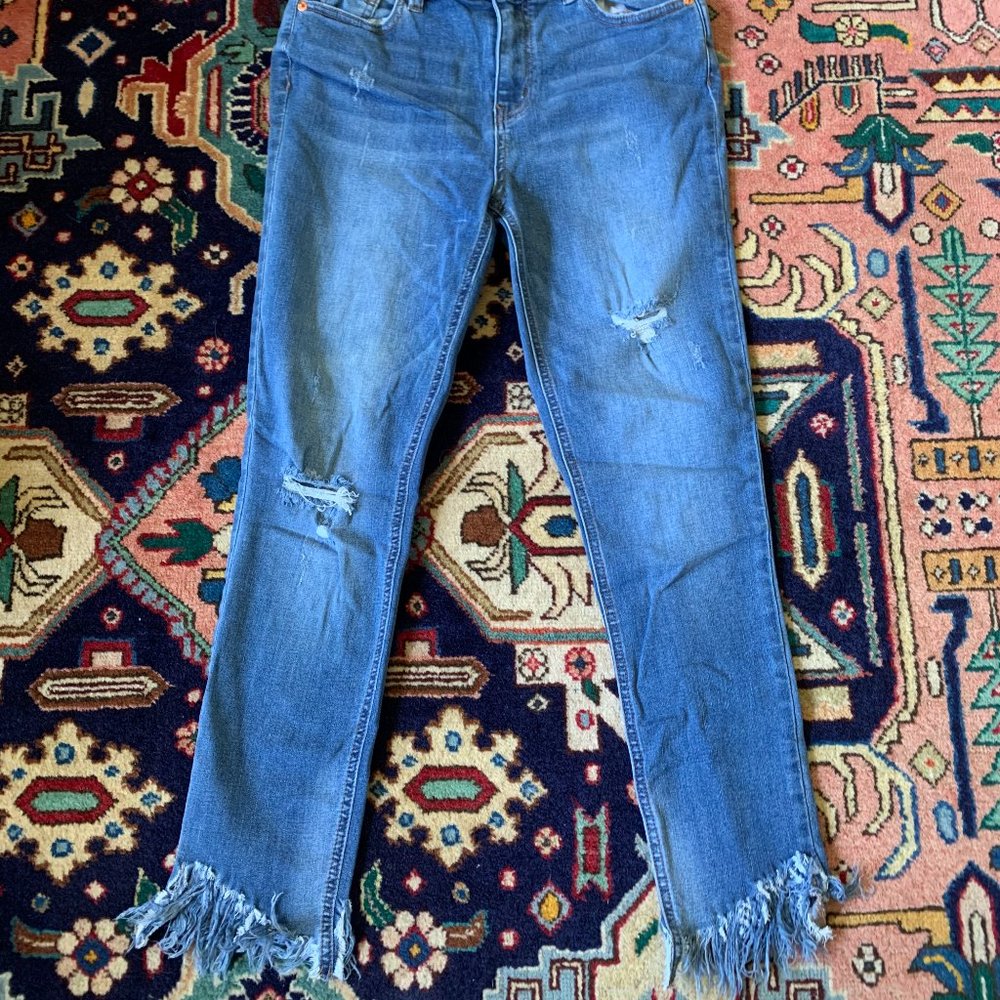 Great Heights Frayed Skinny Jeans